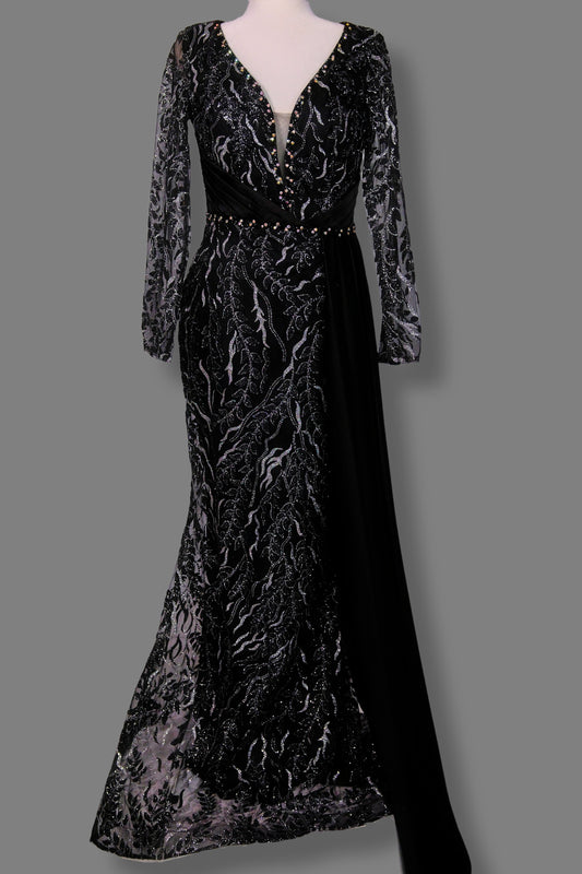 Obsidian Flame Gown