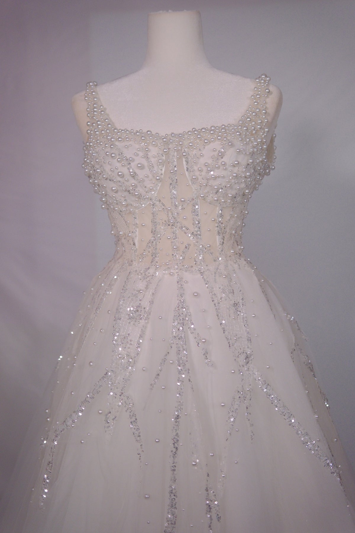 Crystal Petal A-Line Gown- Bridal