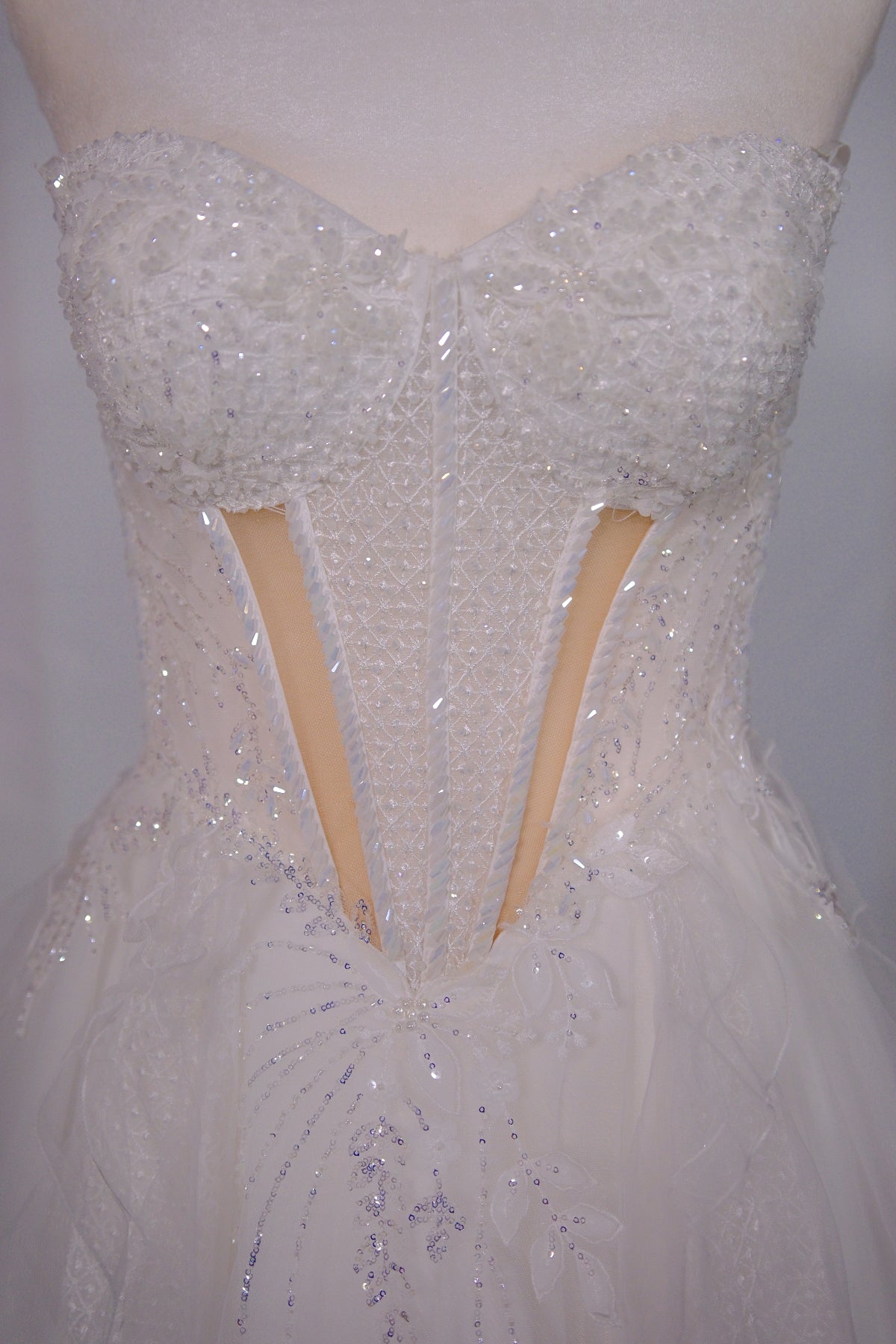 Frosted Bloom Corset Gown- Bridal