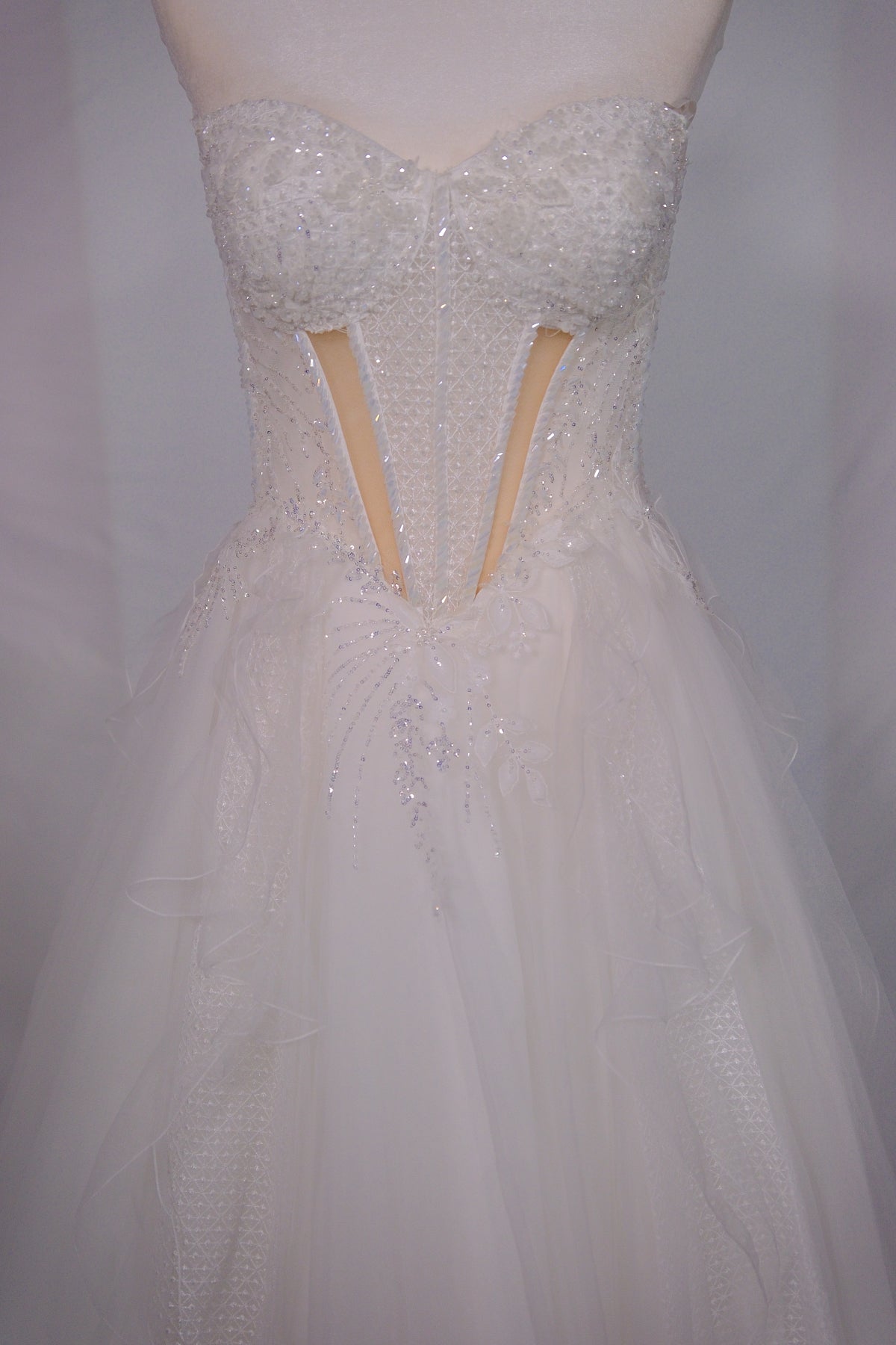 Frosted Bloom Corset Gown- Bridal
