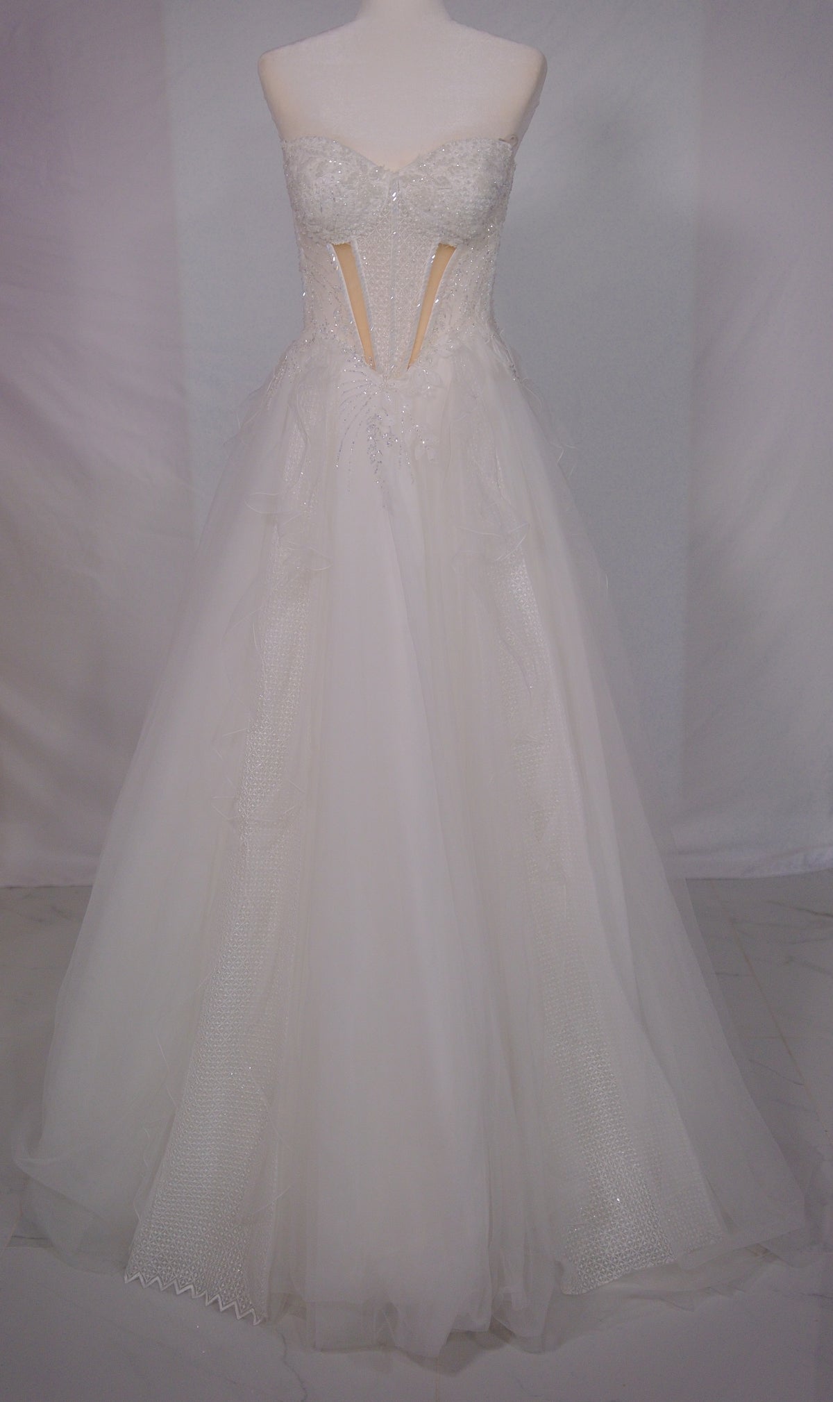 Frosted Bloom Corset Gown- Bridal