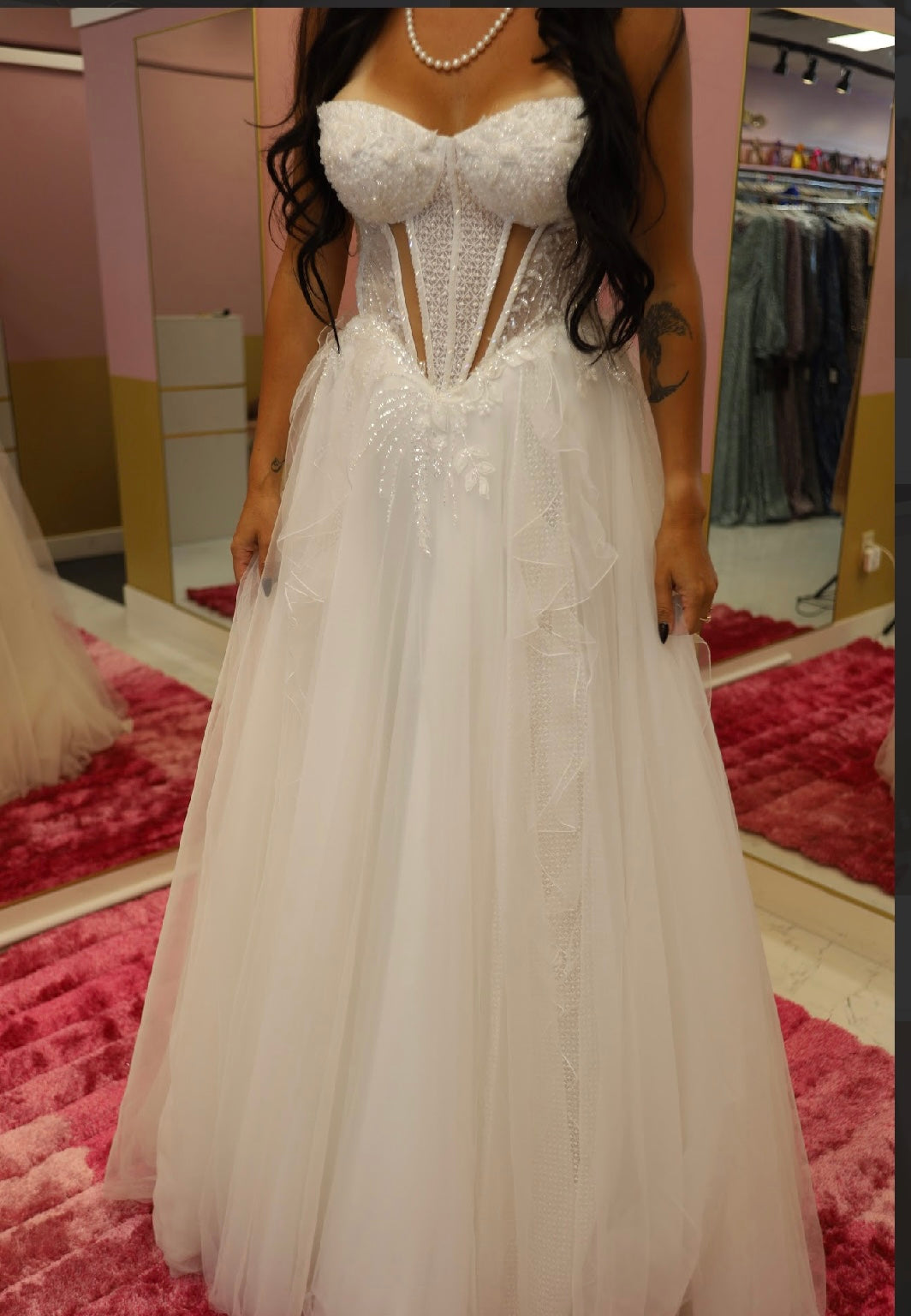 Frosted Bloom Corset Gown- Bridal