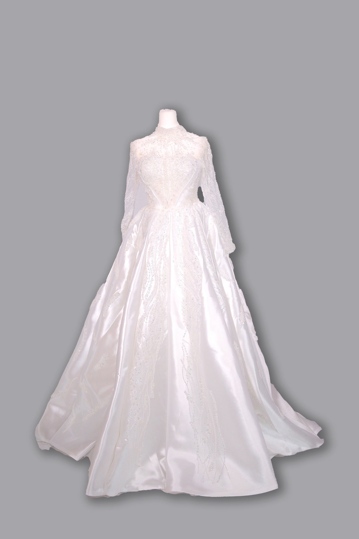 Crystal Reign High-Neck Gown- Bridal