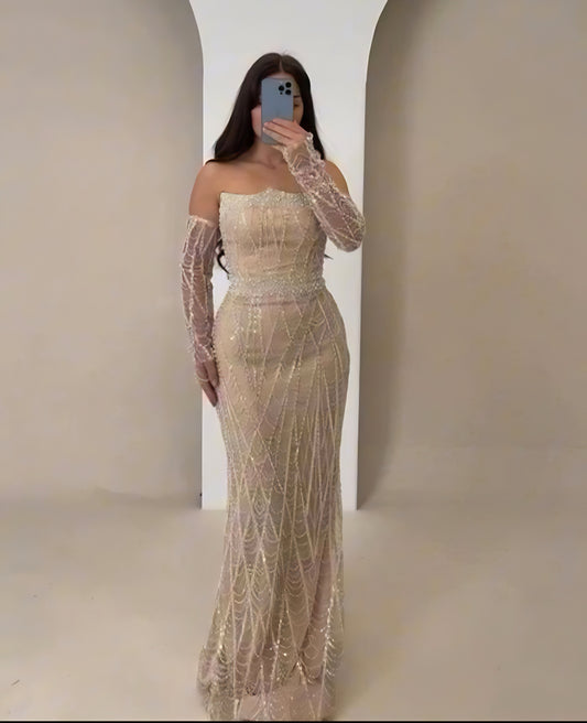 Golden Muse Gown