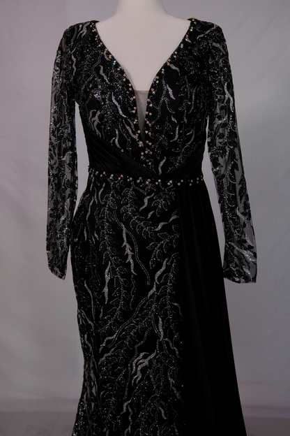 Obsidian Flame Gown
