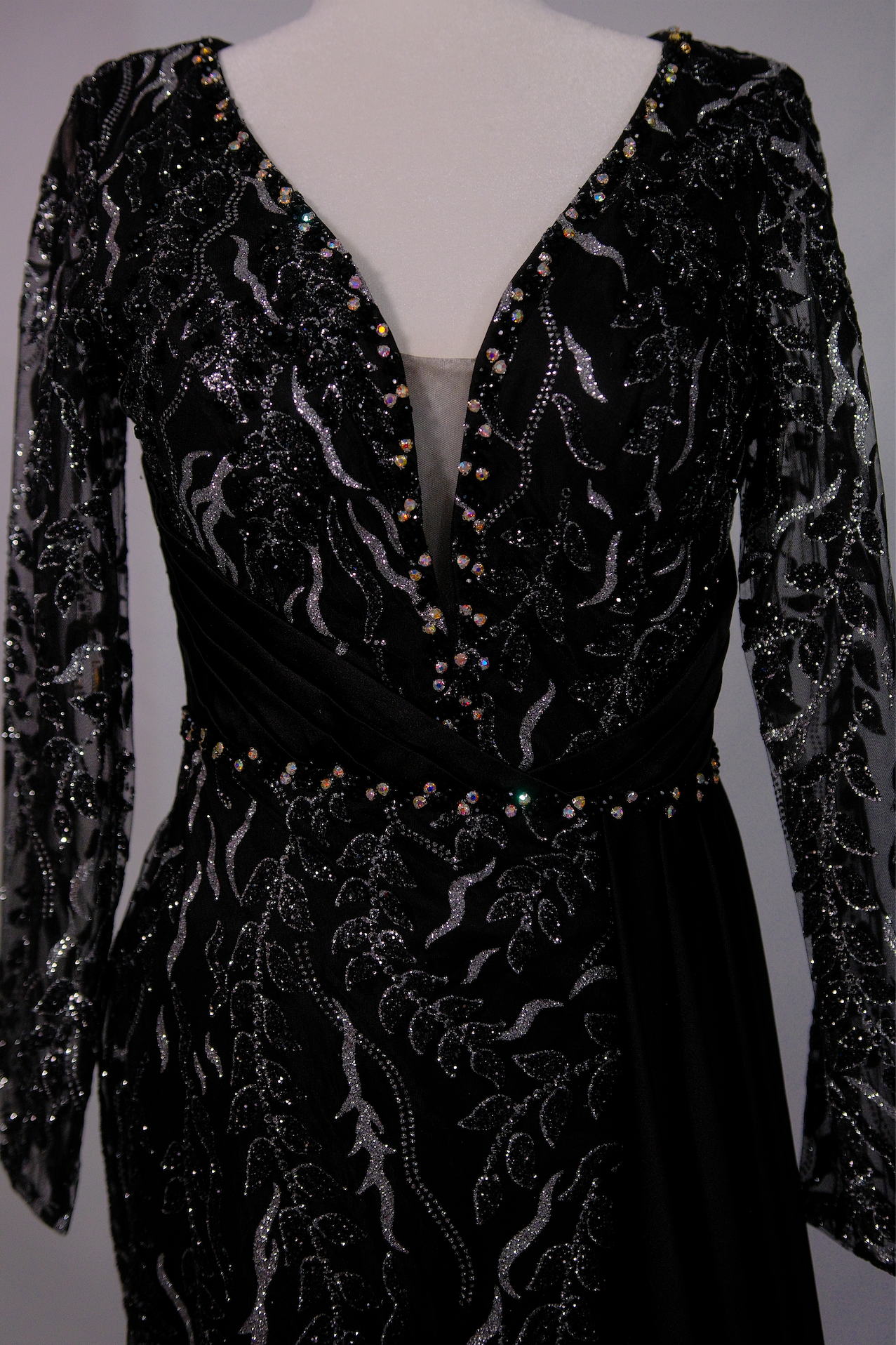 Obsidian Flame Gown