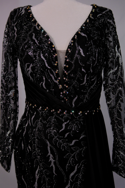 Obsidian Flame Gown