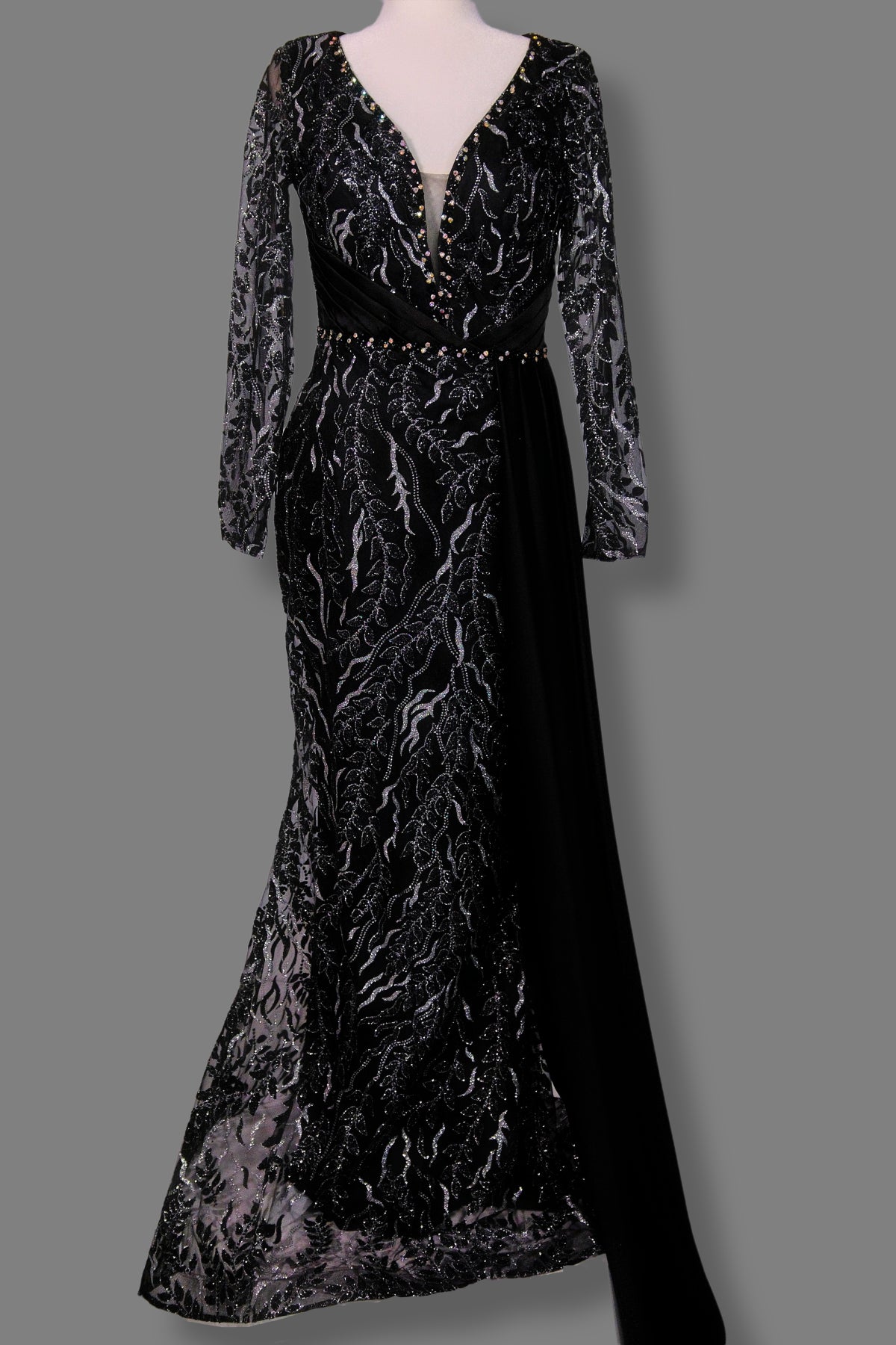 Obsidian Flame Gown
