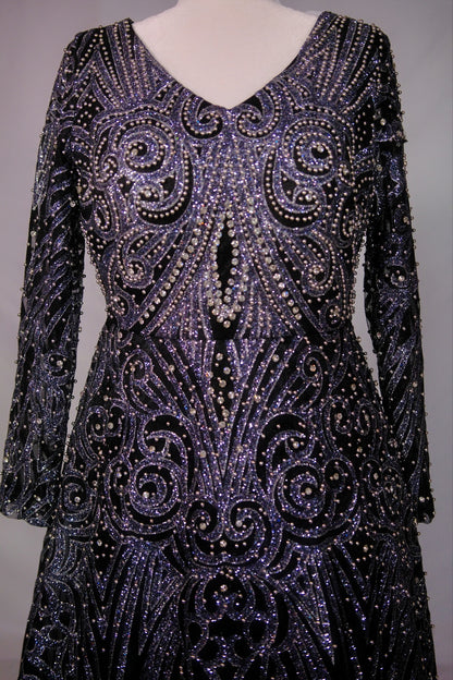 Midnight Mosaic Gown