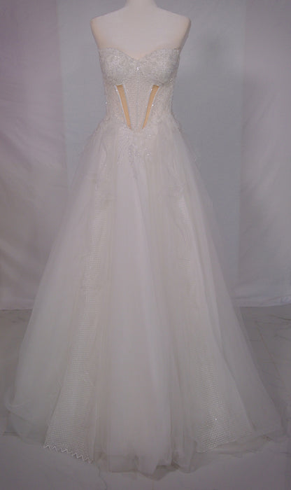 Frosted Bloom Corset Gown- Bridal