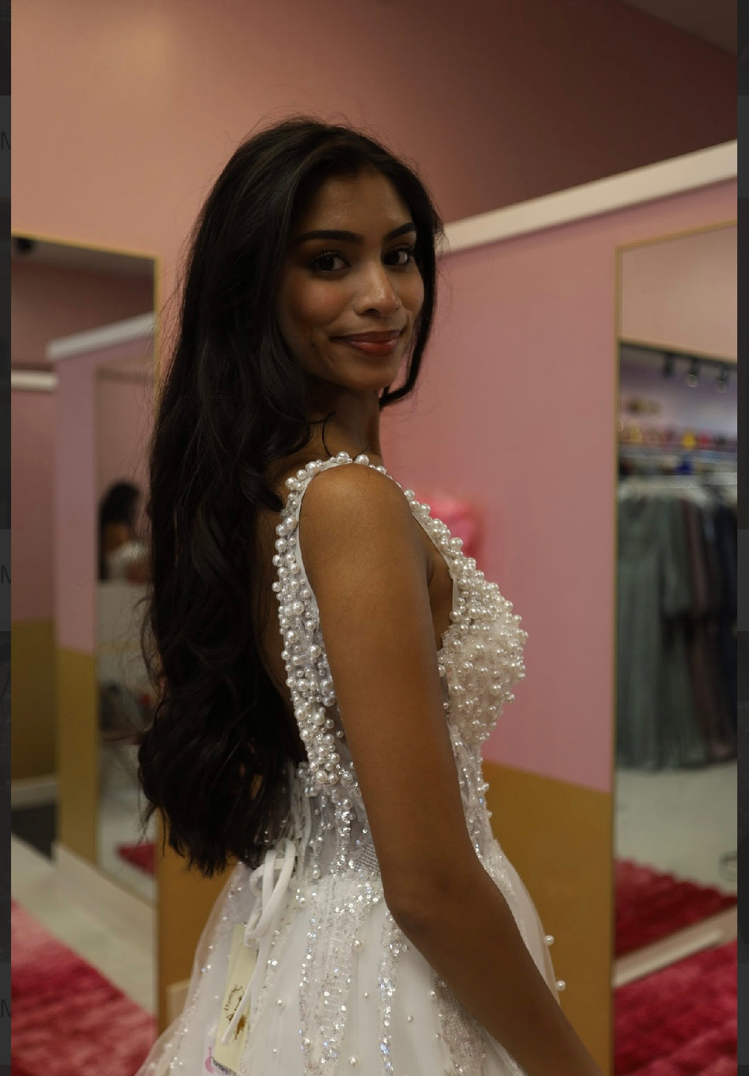 Crystal Petal A-Line Gown- Bridal