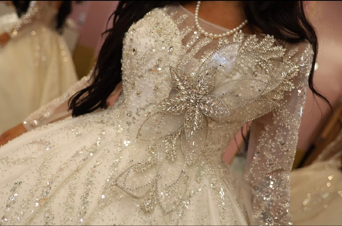 Stardust Bloom Couture Gown- Bridal