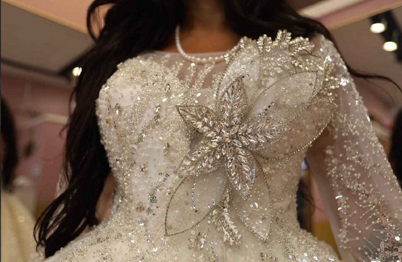 Stardust Bloom Couture Gown- Bridal