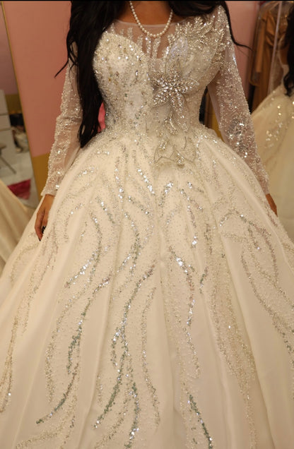 Stardust Bloom Couture Gown- Bridal