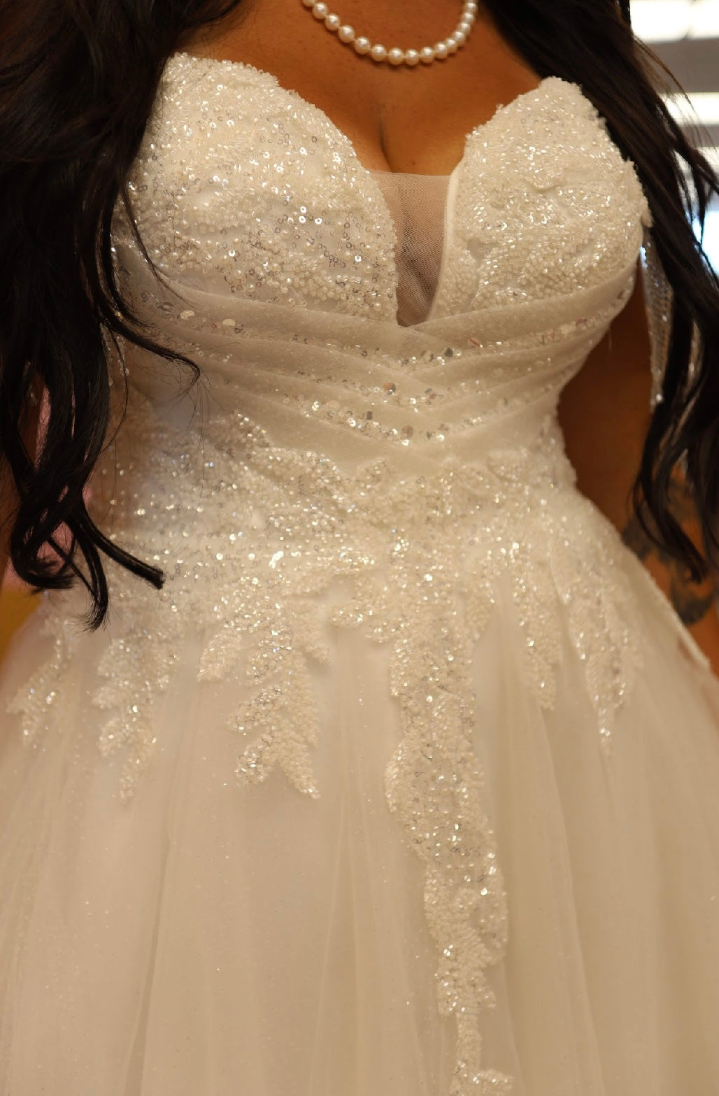 Isla Off-Shoulder Tulle Gown- Bridal