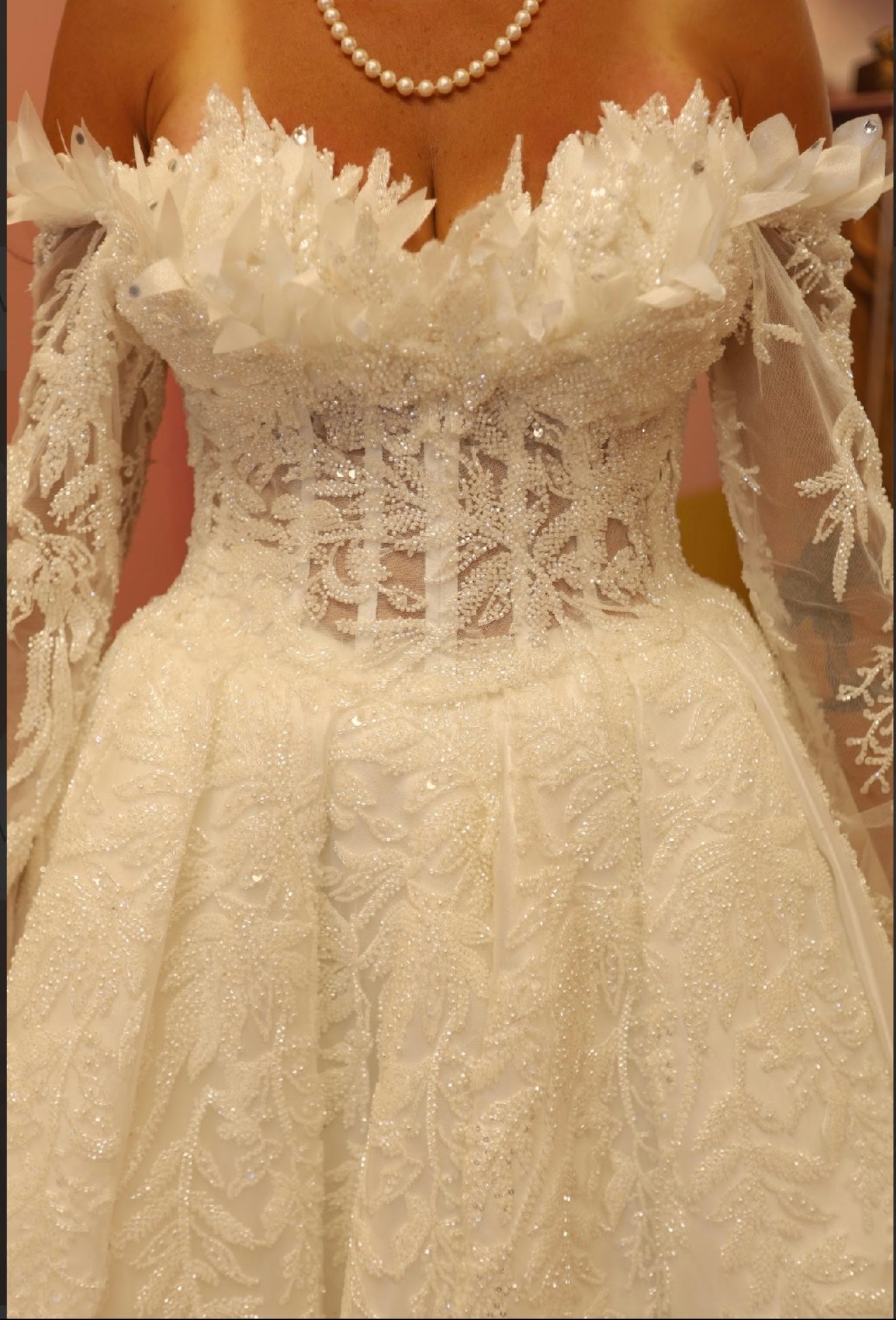 Seraphina Gown with Cape- Bridal