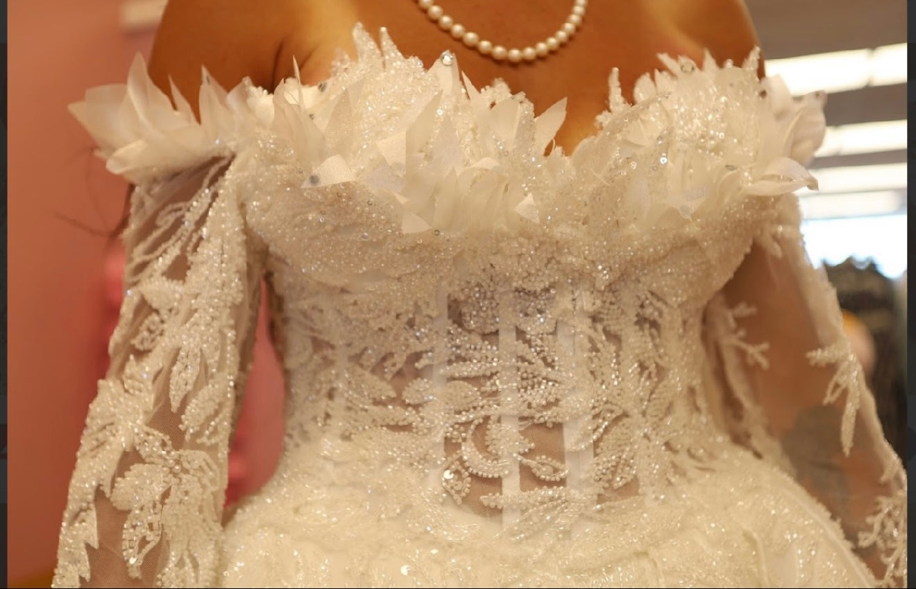 Seraphina Gown with Cape- Bridal