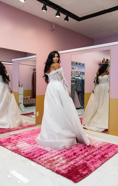 Seraphina Gown with Cape- Bridal