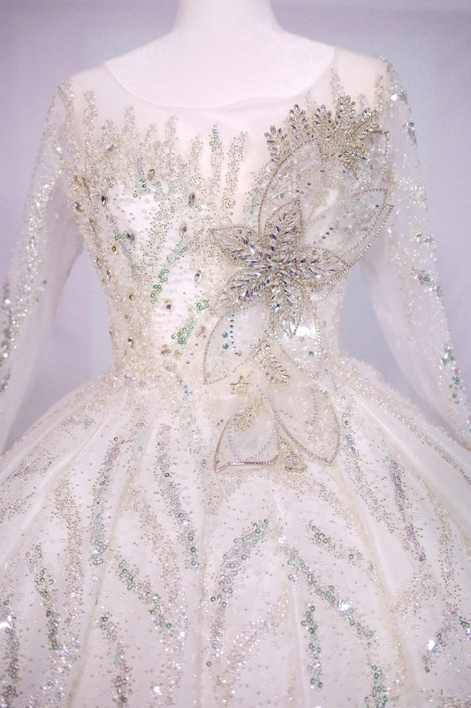 Stardust Bloom Couture Gown- Bridal