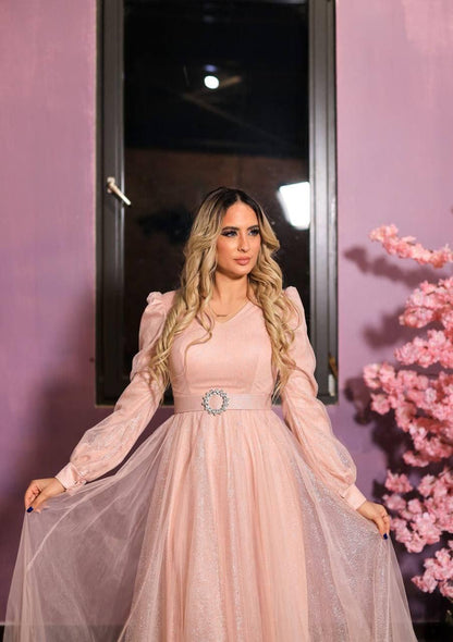 The Moonlit Orchid Gown