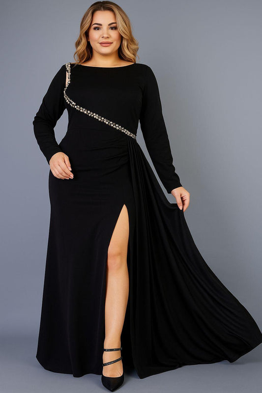 Midnight Slit Gown