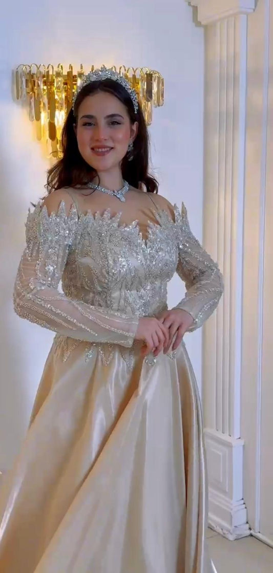 Crowned Grace Gown