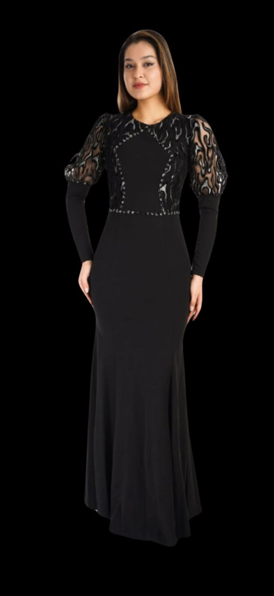 The Midnight Ember Gown