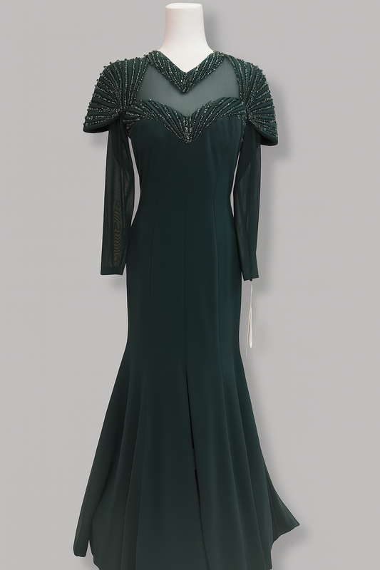 Emerald Eclipse Gown