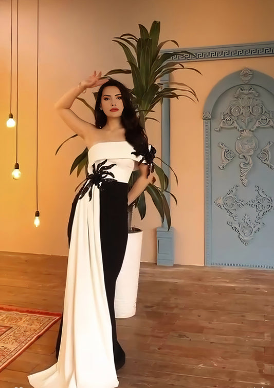The Noir Bloom Gown