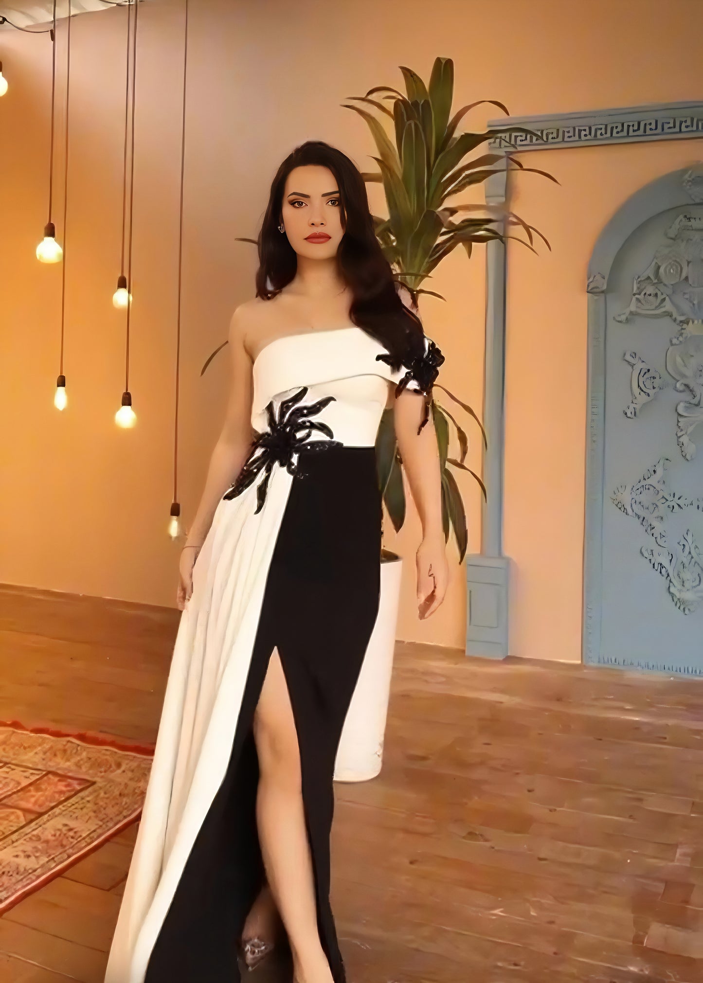 The Noir Bloom Gown