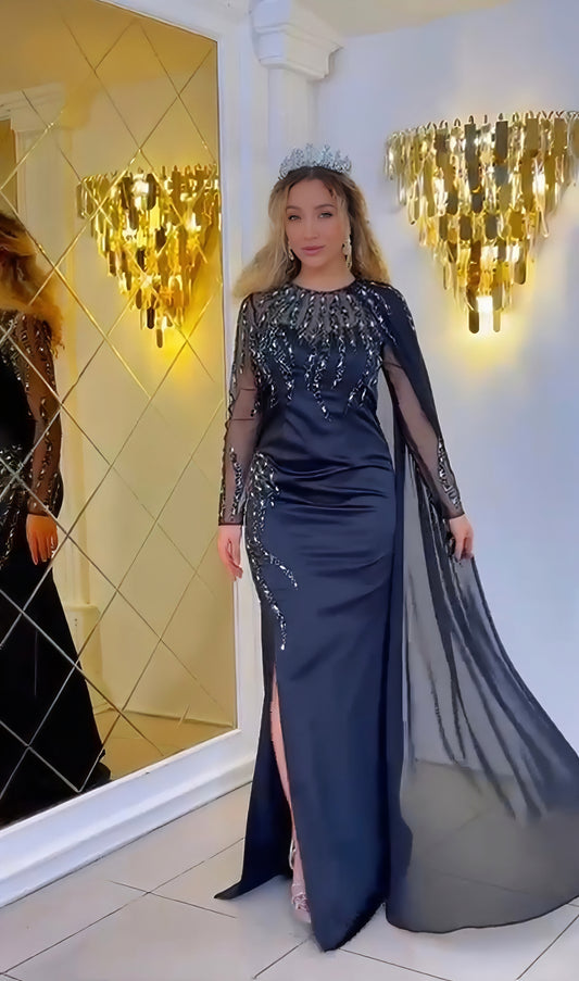 Regal Noir Gown