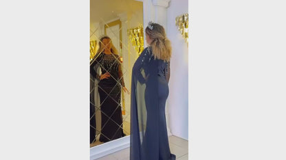 Regal Noir Gown
