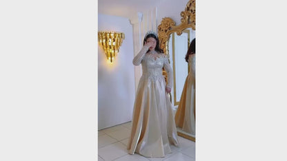 Crowned Grace Gown